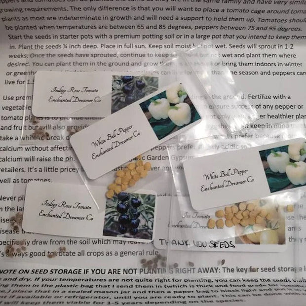 50/100 Organic Indigo Rose Tomato Seeds, Heirloom, Non-GMO, Solanum Lycopersicum😍