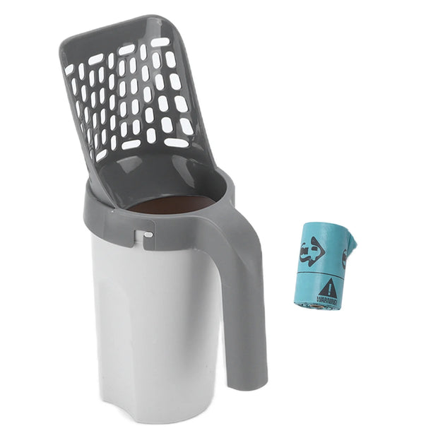 Convenient cat litter scraper