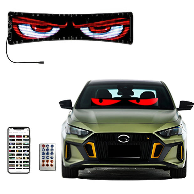 DIY Car LED Screen with 8000+ Animations and Easy App Sync