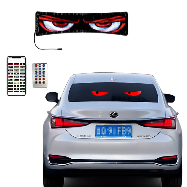 DIY Car LED Screen with 8000+ Animations and Easy App Sync