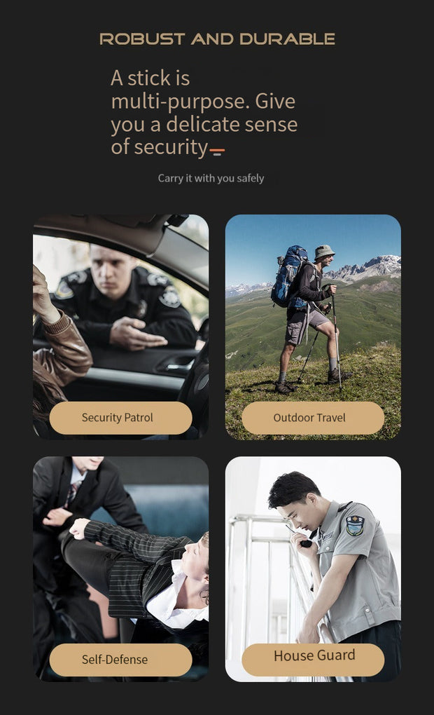 🔥 Multi-Functional Car-Mounted Hiking Pole — Conquer Trails, Crush Emergencies