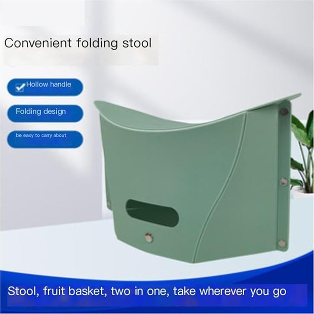 Camping stool, sketching travel camping fishing chair, portable basket stool, two-in-one stool, portable outdoor folding stool, camping stool