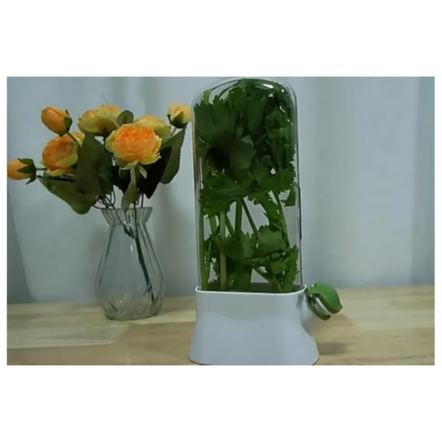 Refrigerator herbal storage device