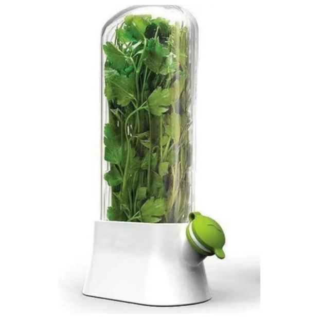 Refrigerator herbal storage device