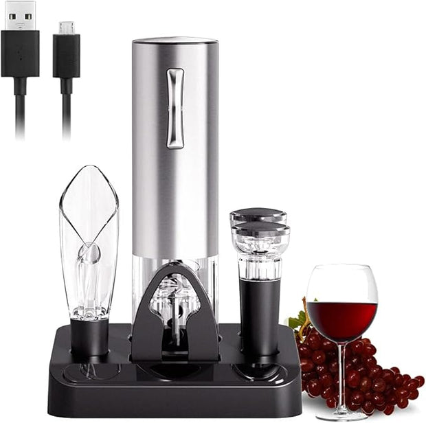 High-end electric bottle opener set for wine