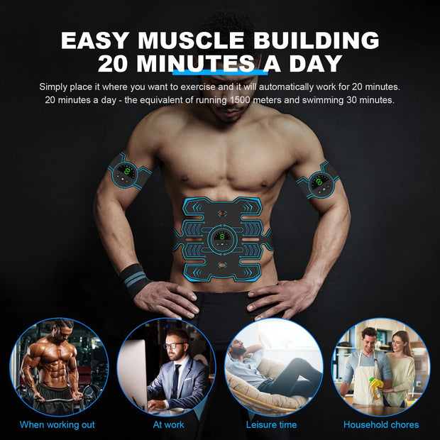 Abdominal muscle stimulator