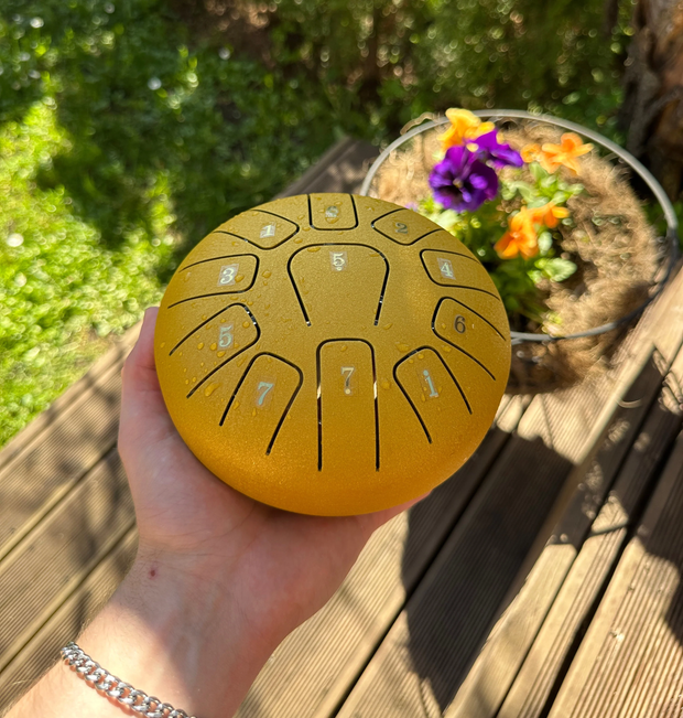 Mini Handpan Magic – Soothe Stress with Every Tap!