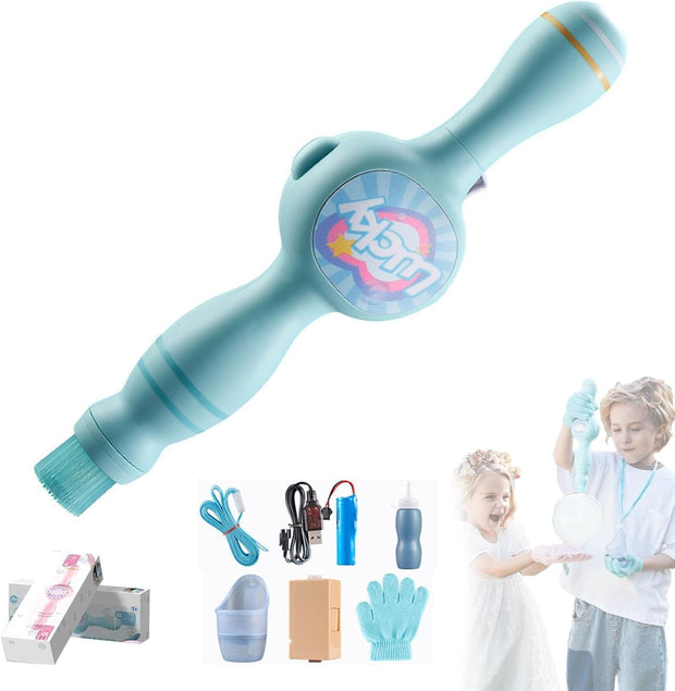 Magical Smoke Bubble Wand & Light-Up Machine – Foggy Bubbles, Glowing Fun!