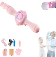 Magical Smoke Bubble Wand & Light-Up Machine – Foggy Bubbles, Glowing Fun!