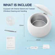 🦷Ultrasonic Dental Cleaner – Deep Clean Your Retainers & Dentures with Ease ✨