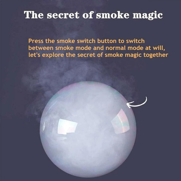 Magical Smoke Bubble Wand & Light-Up Machine – Foggy Bubbles, Glowing Fun!