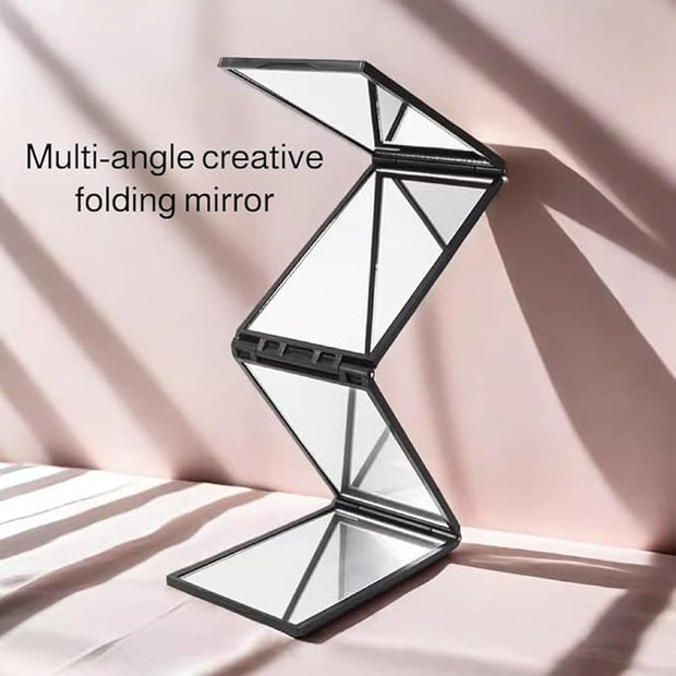 Multi-Angle Folding Mirror｜Portable, Lightweight, and Perfect for Self-Haircuts &amp; Makeup