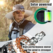 Men's solar fan cap