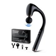 The massage gun is equipped with an upgraded extended handle