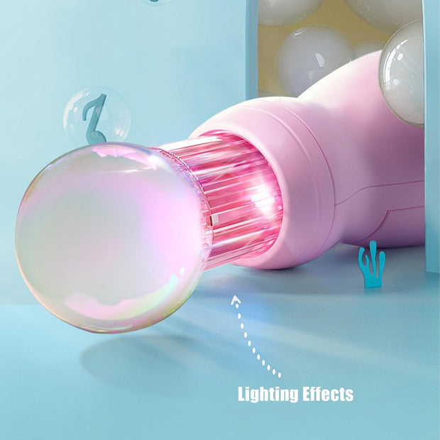 Magical Smoke Bubble Wand & Light-Up Machine – Foggy Bubbles, Glowing Fun!