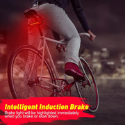🚴 Smart 5-in-1 Bike Tail Light – Be Seen, Be Safe, Be Loud
