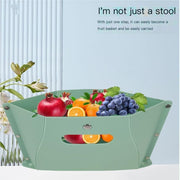 Camping stool, sketching travel camping fishing chair, portable basket stool, two-in-one stool, portable outdoor folding stool, camping stool