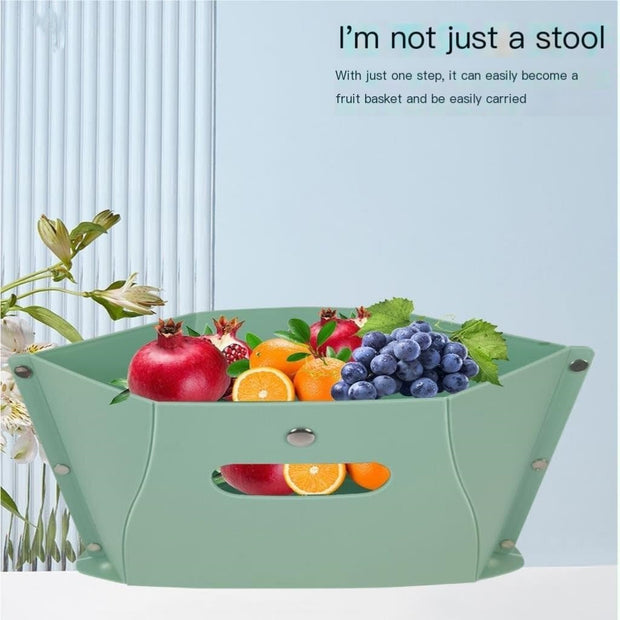 Camping stool, sketching travel camping fishing chair, portable basket stool, two-in-one stool, portable outdoor folding stool, camping stool