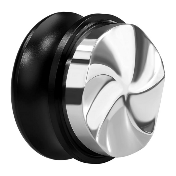 Gravity adaptive espresso distributor