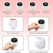 Wireless bed wetting alarm