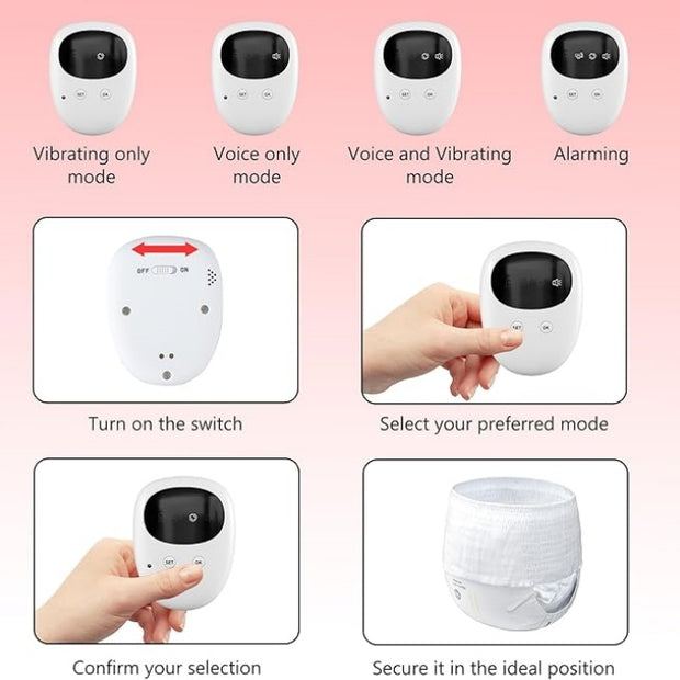 Wireless bed wetting alarm