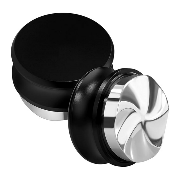 Gravity adaptive espresso distributor