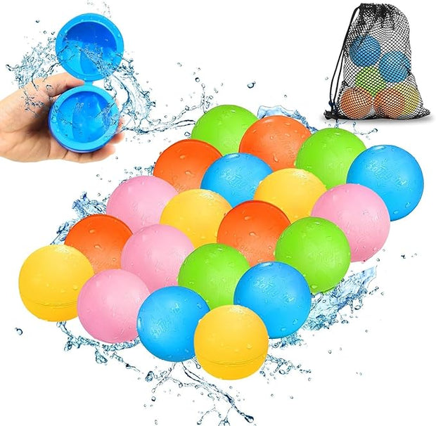 Refillable magnetic water balloon bomb for summer party pool outdoor beach toys