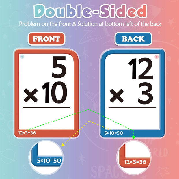 Math Flash Card & Pop Board Set