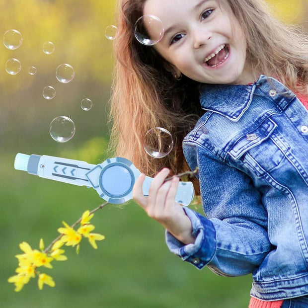 Magical Smoke Bubble Wand & Light-Up Machine – Foggy Bubbles, Glowing Fun!