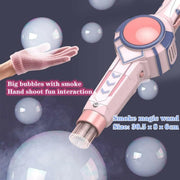 Magical Smoke Bubble Wand & Light-Up Machine – Foggy Bubbles, Glowing Fun!