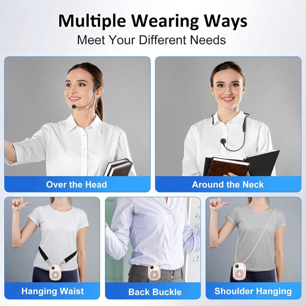 💬 Portable Voice Amplifier – Speak with Ease, Be Heard with Confidence 🎶