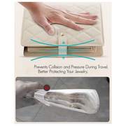 Travel jewelry storage box