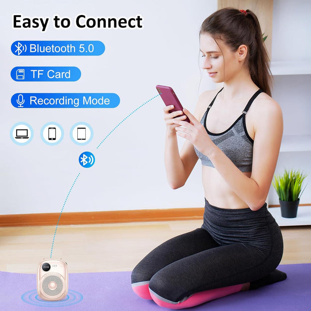 💬 Portable Voice Amplifier – Speak with Ease, Be Heard with Confidence 🎶