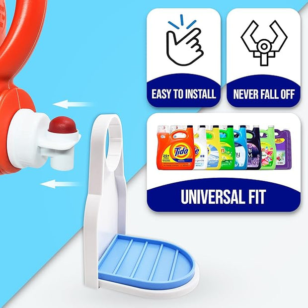 Laundry detergent cup holder, drip trap (upgraded drip tray), no more confusion or leakage