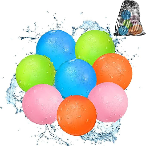 Refillable magnetic water balloon bomb for summer party pool outdoor beach toys