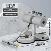 💪 Sit-Up Assistant Bar｜🧲 Dual Suction Base for Stable Core Workouts