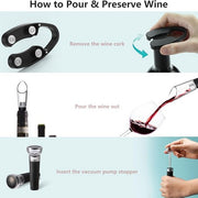 High-end electric bottle opener set for wine