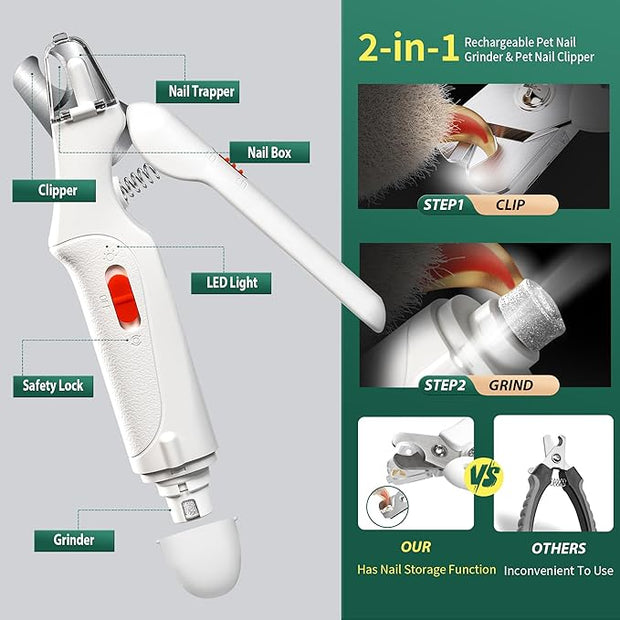 Pet electric nail clippers
