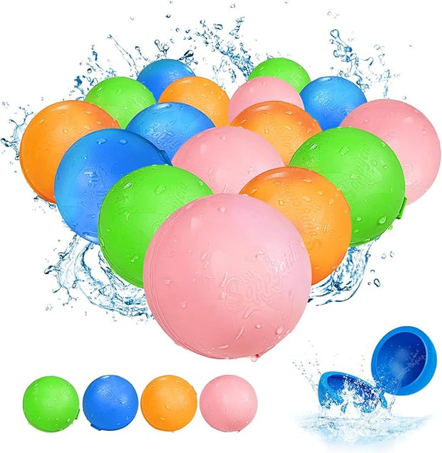 Refillable magnetic water balloon bomb for summer party pool outdoor beach toys