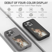 Smart ink phone case, smart ink screen phone case with NFC function, customizable DIY