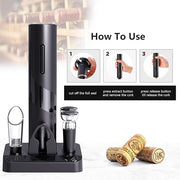 High-end electric bottle opener set for wine
