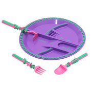 Toddler Construction Plate & Utensils Set — Fun, Safe, and Educational Mealtime Kit!