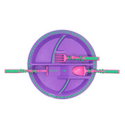 Toddler Construction Plate & Utensils Set — Fun, Safe, and Educational Mealtime Kit!