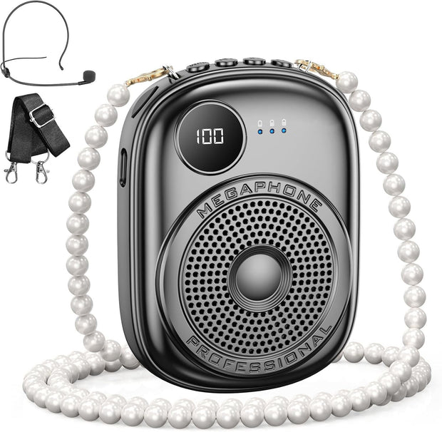 💬 Portable Voice Amplifier – Speak with Ease, Be Heard with Confidence 🎶