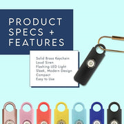 Personal safety alarm specially designed for women