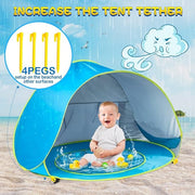 Baby beach sunshade tent