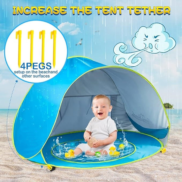 Baby beach sunshade tent