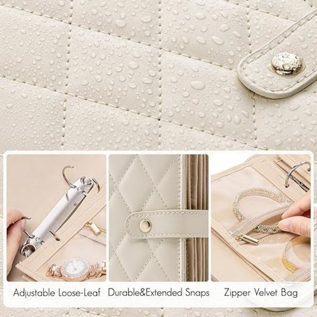 Travel jewelry storage box