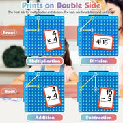 Math Flash Card & Pop Board Set