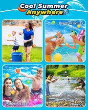 Refillable magnetic water balloon bomb for summer party pool outdoor beach toys